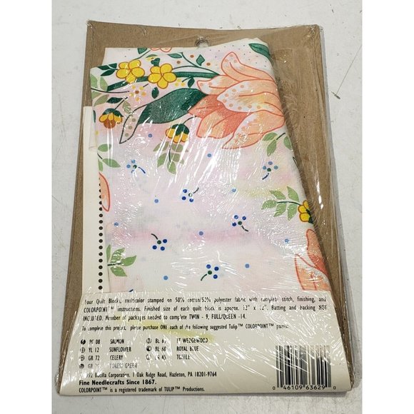 Bucilla Colorpoint Paint Stitching Kits Lot Of 3 Pansies Strawberry Sampler Vtg - Picture 3 of 7